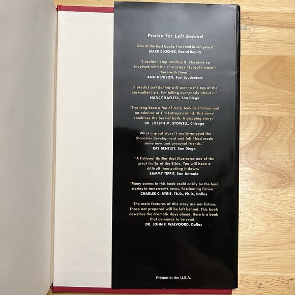 Left Behind Series Hardcover Book 2 Tribulation Force Tim LaHaye Jerry B Jenkins - Picture 5 of 7